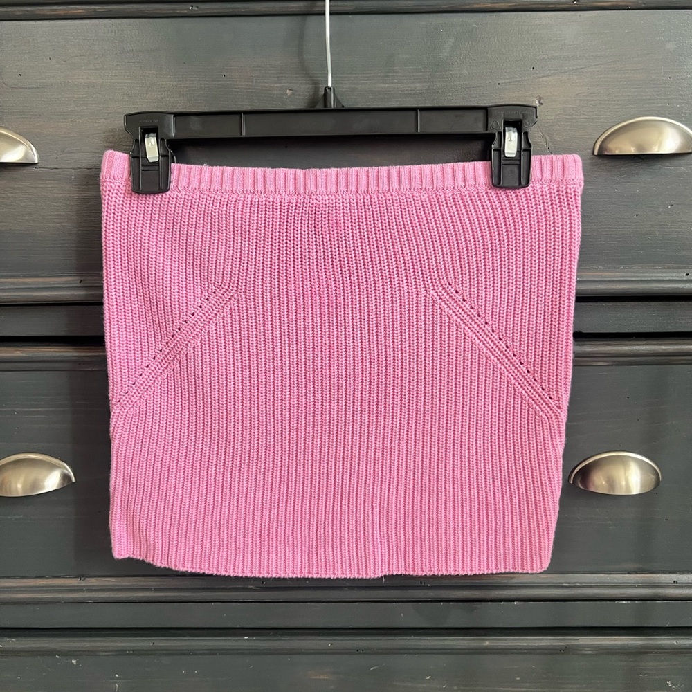 Minnie Rose Cotton Shaker strapless top. Sz Medium